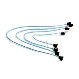 Cable SATA I Supermicro 0,56 m Macho a Macho Negro Azul Blanco