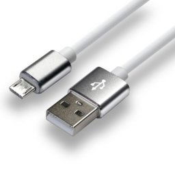 Cable Everactive CBS-1MW USB A a Micro-USB A 1 m Blanco Carga Rápida