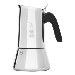 Cafetera Moka Bialetti Venus 0,5 L acero inoxidable para 10 tazas inducción
