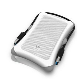 Caja de disco duro Silicon Power Armor A30 2.5 pulgadas Plástico y Goma Blanca USB 3.2 Gen1