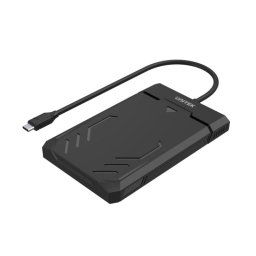 Caja Disco Duro UNITEK Y-3036A 2.5" ABS Negro Hot-Swap USB-C Plug and Play