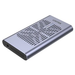 Caja externa SSD UNITEK S1206A M.2 Aluminio Negra y Gris USB4 Gen 2x2