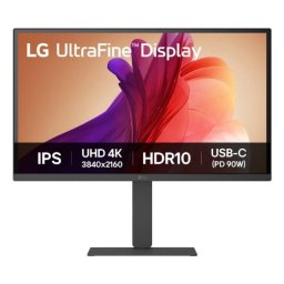 Monitor LG UltraFine 27U730A-B, 27" IPS, 4K UHD, USB-C 90W, Altavoces, regulable Altura, HDR10