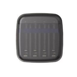 Cargador de pilas Xtar BC4 USB 4 Slots Li-Ion NiMH NiCd AA AAA Negro