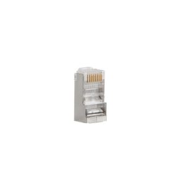 Conector RJ-45 Lanberg PLS-5000 Cat5e F/UTP 100 Uds Acero Transparente