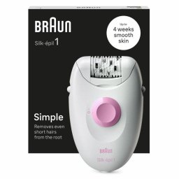 Depiladora Braun Silk-épil 1 1-000 20 Pinzas SoftLift Rosa Blanco AC