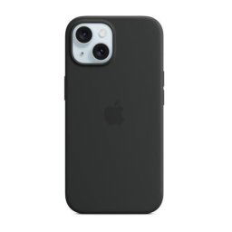Funda para móvil Apple MXPD3ZM/A Cover de Silicona Negra MagSafe para iPhone 15