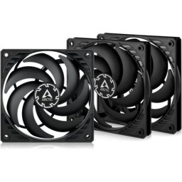Ventilador suplementario Arctic P12 Slim PWM PST 120mm 2100RPM pack de 3 ultra silencioso
