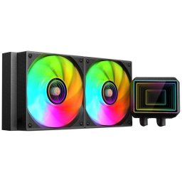 Mars Gaming Ml-two240 Refrigeración Líquida Aio 450w Tdp 2x Ventiladores Argb Bomba 4ª Gen Negro