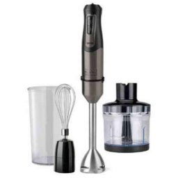 Batidora de inmersión Black & Decker BXHBA1200E 1200W Acero Inoxidable 20 velocidades