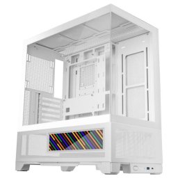 Caja Mars Gaming MC-LCDX IPS 9.16" ATX Blanco Cristal Templado Mesh