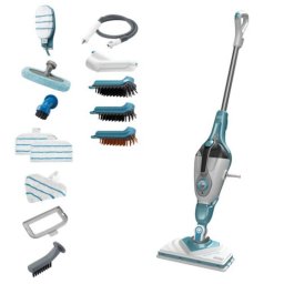 Limpiador a vapor Black & Decker BHSM1610DSM portátil 1600W 0,5L aguamarina/blanco