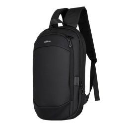 Mochila Addison 316015 expandible 15.6" negra poliéster Puerto USB