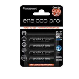 Batería recargable Panasonic BK-4HCCE/4BE AAA NiMH 900 mAh 1,2 V Pack 4
