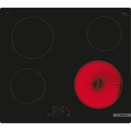 Placa Vitrocerámica Bosch Serie 4 PKE611BB2E 60 cm 4 Zonas Táctil Negra