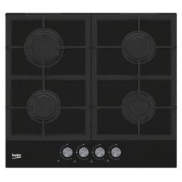 Encimera de gas Beko HILG 642C5 SB 60 cm 4 zonas hierro fundido negro
