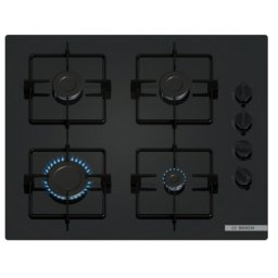 Encimera de gas Bosch Serie 2 POP6B6K30 60 cm Vidrio Negro 4 zonas