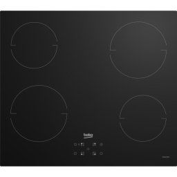 Placa de inducción Beko HII64401QT 4 zonas 60 cm Vidrio Negro Touch