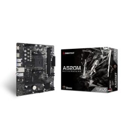 Placa Base Biostar A520MT AMD A520 AM4 DDR4 Micro ATX Gigabit Ethernet RAID