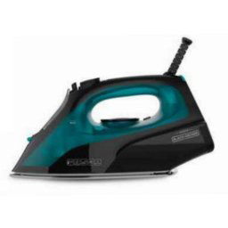 Plancha vapor-seco Black & Decker BXIR2403E suela cerámica 2400W 0,5L negra y verde
