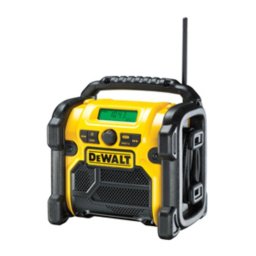 Radio de obra DeWALT DCR019-QW AM/FM Ión de Litio Negra y Amarilla