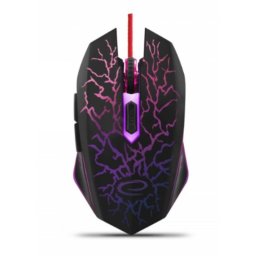 Ratón Esperanza EGM211R USB tipo A 2400 DPI Multicolor Iluminación 6 Botones
