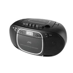 Reproductor CD portátil JVC RC-E451B Bluetooth Cassette USB 3.2W Negro
