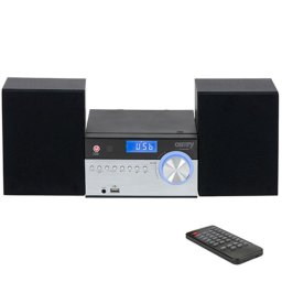 Radio CD Camry Premium CR 1173 Reproductor CD-ROM Bluetooth 10 W Negro Plata