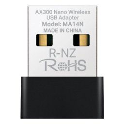 Adaptador USB WiFi Mercusys MA14N Alámbrico Metallic Black