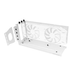 Mars Gaming Mca-gcv Soporte Para Tarjetas Gráficas Base Magnética 3 Slots Gpu 2x Brackets Pci Blanco