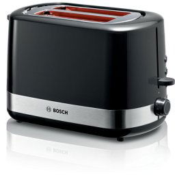 Tostadora Bosch TAT6A513 2 Rebanadas Acero Inoxidable 800W Negra