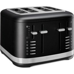 Tostadora KitchenAid 5KMT4109EBM 4 Rebanadas Acero Inoxidable Negro 1640 W