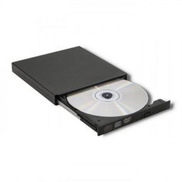Unidad óptica Qoltec 51858 Externa DVD-RW USB 2.0 eSATA Negra