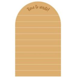 Decochic Pizarra adhesiva magnética arco líneas caléndula 60x98cm