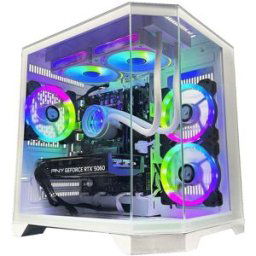 NitroPc Sobremesa Gaming Avanzado Gold Plus Blanco – Intel Core i5-12400F, AMD Radeon RX 6600 8 GB, 16 GB DDR4, 1 TB M2, Win11. Blanco