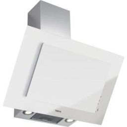 Teka Campana decorativa aspiración perimetral y función FreshAir - DVT PRO 78780. Cristal blanco