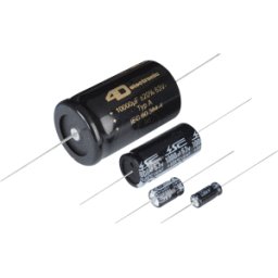 COSONIC COS 105 3300/35 - Axial electrolytic capacitor, axial, 3300 µF, 35 V, 105°C, 1000h