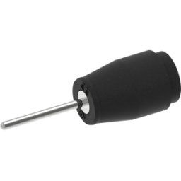 ELECTRO PJP PJP 3253/PCB-N - Conector hembra integrado de seguridad, 4 mm, PCB, negro