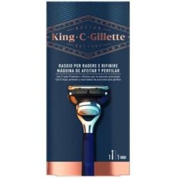 Gillette King C. Navaja de afeitar y recortar Premium 1 un.