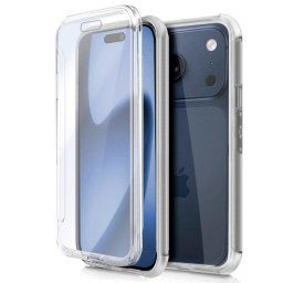 Cool Funda de Silicona 3D (Transparente Frontal + Trasera) para iPhone 17 Pro Max