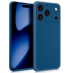 Cool Funda de Silicona Azul para iPhone 17 Pro Max