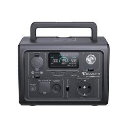 Estacion de energia Bluetti EB3A 268,8 Wh 1 puerto AC 2 salidas USB-A 1 USB-C Bateria LiFePO4 Pantalla LCD Cargador solar Carga rapida inalámbrica