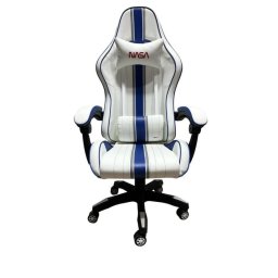 Silla gaming Nasa Atlantis BIS respaldo ajustable 120 kg azul/blanco