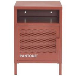 Pantone Mesilla de noche terracota metal 40cm