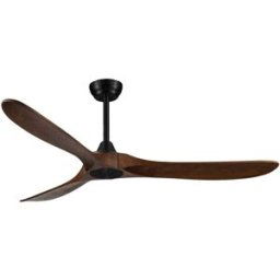Sulion Ventilador de techo silencioso de madera 3 palas 152cm