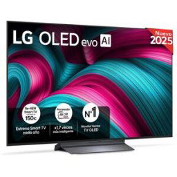 LG TV OLED evo AI C5 121cm (48') OLED48C56LB, Smart TV 4K (Reacondicionado Grado A). Negro