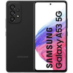 Samsung Galaxy A53 5G móvil libre (Reacondicionado Grado A). Negro 256 GB + 8 GB RAM