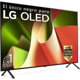 LG TV OLED 139cm (55') OLED55B46LA 4K con Smart TV WebOS24 (Reacondicionado Grado A). Negro