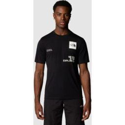 The North Face Camiseta de hombre Foundation Mountain Coordinates . Negro M