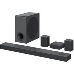 LG Barra de Sonido MERIDIAN 2022 S80QR Dolby Atmos (Reacondicionado Grado A). Acero